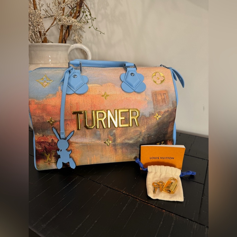 Louis Vuitton Master Jeff Koons Turner Limited Edition Speedy 30 Very Rare